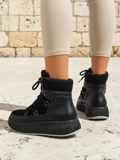 Śniegowce|Trapery^Royalfashion Śniegowce damskie Dasendas czarny