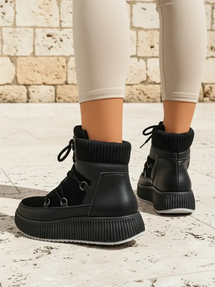 Śniegowce|Trapery^Royalfashion Śniegowce damskie Dasendas czarny