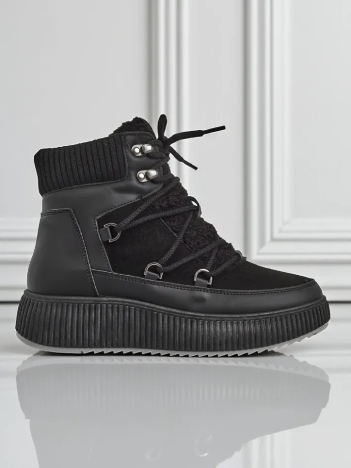 Śniegowce|Trapery^Royalfashion Śniegowce damskie Dasendas czarny