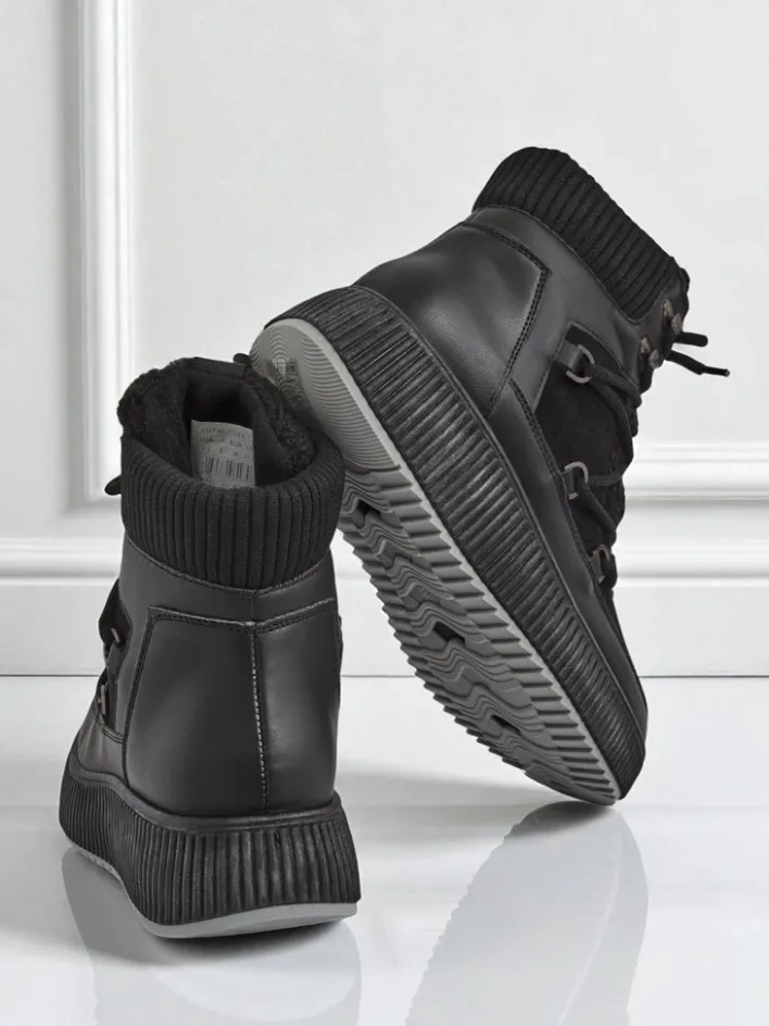 Śniegowce|Trapery^Royalfashion Śniegowce damskie Dasendas czarny