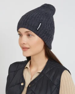 Czapki I Kapelusze^Royalfashion Ocieplana damska czapka Ciemnoszary