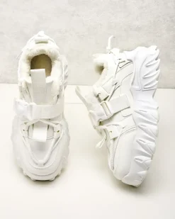 Ocieplane|Sneakersy^Royalfashion Ocieplane sneakersy damskie Losgos biały