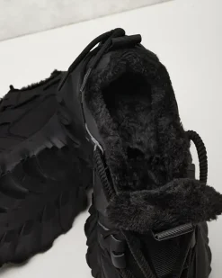 Ocieplane|Sneakersy^Royalfashion Ocieplane sneakersy damskie Losgos czarny