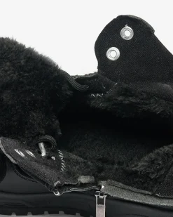 Trapery|Ocieplane^Royalfashion Ocieplane sneakersy damskie z futerkiem Retodaf czarny