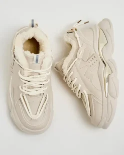 Ocieplane|Sneakersy^Royalfashion Ocieplane sneakersy damskie Noxxic beżowy