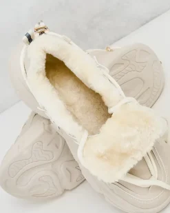 Ocieplane|Sneakersy^Royalfashion Ocieplane sneakersy damskie Noxxic beżowy