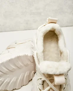 Ocieplane|Sneakersy^Royalfashion Ocieplane sneakersy damskie Losgos beżowy