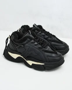 Ocieplane|Sneakersy^Royalfashion Ocieplane sneakersy damskie Noxxic czarny