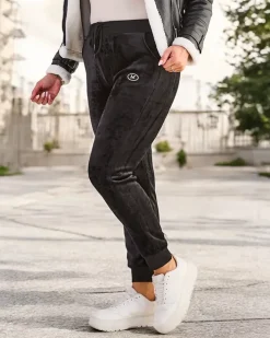 Spodnie Dresowe|Plus Size^Royalfashion Ocieplane spodnie dresowe damskie PLUS SIZE czerwony