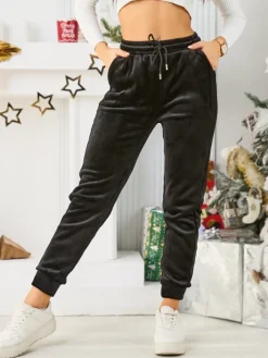 Spodnie Dresowe^Royalfashion Ocieplane spodnie dresowe damskie