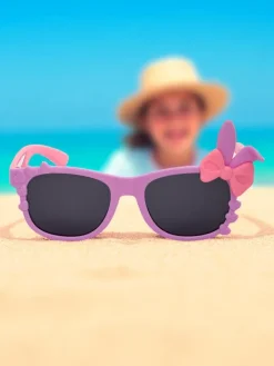 Chłopięce|Dziewczęce^Royalfashion Okulary przeciwsłoneczne dziecięce z ozdobami Bunny Shine fioletowy