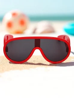 Chłopięce|Dziewczęce^Royalfashion Okulary przeciwsłoneczne dziecięce RoboEyes czerwony