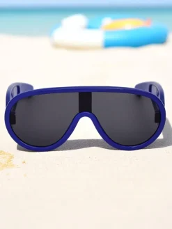 Chłopięce|Dziewczęce^Royalfashion Okulary przeciwsłoneczne dziecięce RoboEyes Granatowy