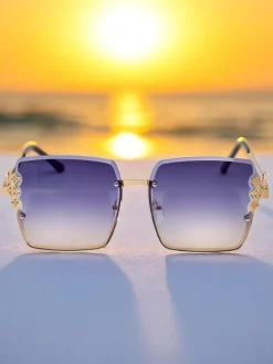 Okulary Przeciwsłoneczne^Royalfashion Okulary przeciwsłoneczne Vadrat Lux Granatowy