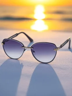 Okulary Przeciwsłoneczne^Royalfashion Okulary przeciwsłoneczne Meowire Granatowy