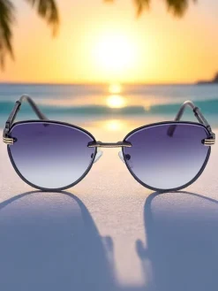 Okulary Przeciwsłoneczne^Royalfashion Okulary przeciwsłoneczne Meowire Granatowy