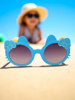 Chłopięce|Dziewczęce^Royalfashion Okulary przeciwsłoneczne dziecięce kotek Kitty Shades niebieski
