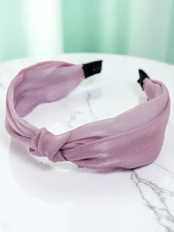 Akcesoria Do Włosów^Royalfashion Opaska do włosów satynowa Satinellas fioletowy