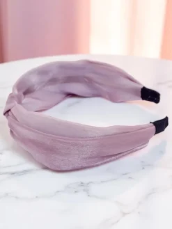 Akcesoria Do Włosów^Royalfashion Opaska do włosów satynowa Satinellas fioletowy