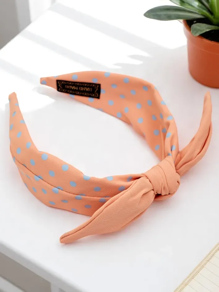 Akcesoria Do Włosów^Royalfashion Opaska do włosów z kokardką Polae różowy