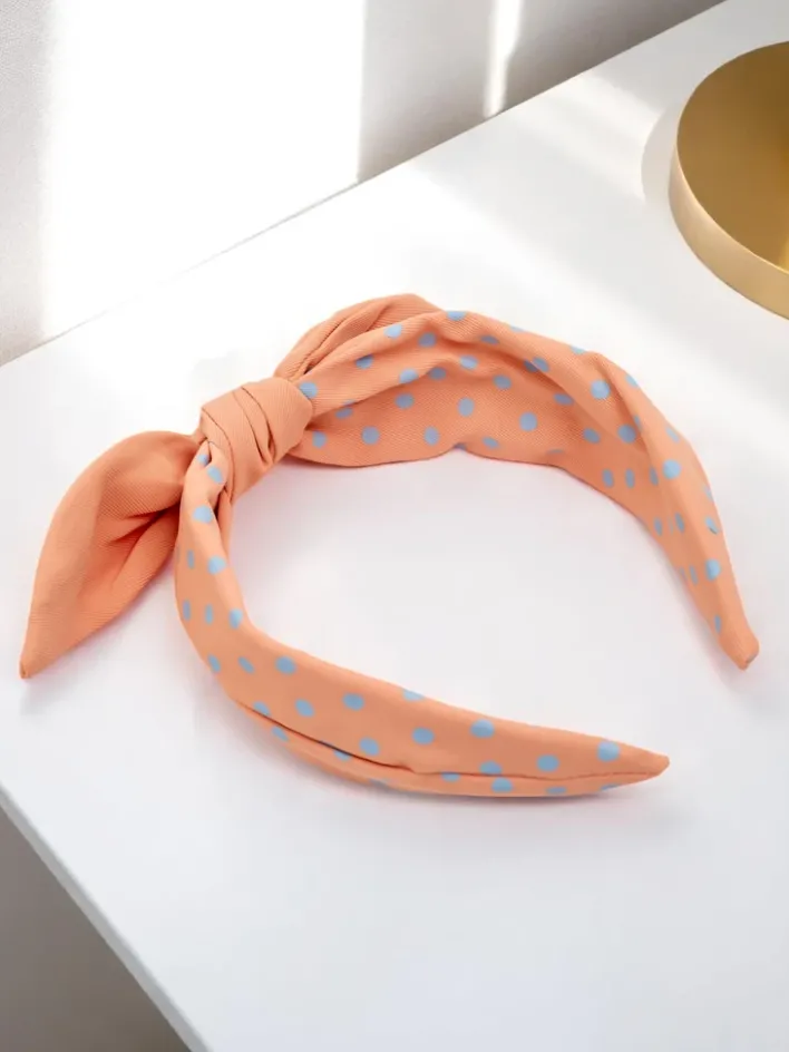 Akcesoria Do Włosów^Royalfashion Opaska do włosów z kokardką Polae różowy