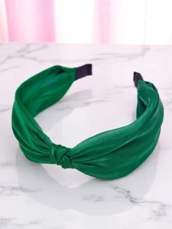 Akcesoria Do Włosów^Royalfashion Opaska do włosów satynowa Satinellas zielony