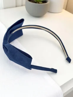 Akcesoria Do Włosów^Royalfashion Opaska do włosów z kokardką Lila Granatowy