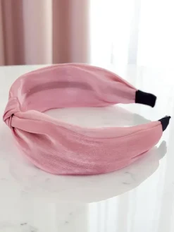 Akcesoria Do Włosów^Royalfashion Opaska do włosów satynowa Satinellas różowy