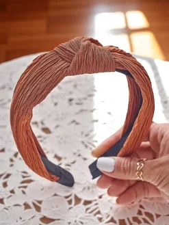 Akcesoria Do Włosów^Royalfashion Opaska do włosów karbowana Miracle Star Camel