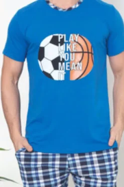 Piżamy^Royalfashion Piżama męska Ecru