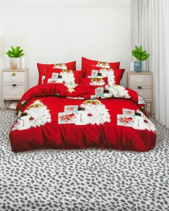 160 X 200 Cm^Royalfashion Pościel świąteczna 160x200 komplet 3-CZĘŚCI