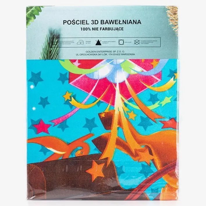 160 X 200 Cm^Royalfashion Pościel świąteczna 160x200 komplet 3-CZĘŚCI