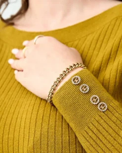 Swetry^Royalfashion Prążkowany damski sweter zielony