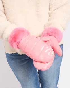 Rękawiczki^Royalfashion Rękawiczki damskie różowy