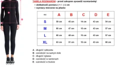 Komplety Damskie^Royalfashion Różowo - czarny 2-częściowy damski komplet różowy