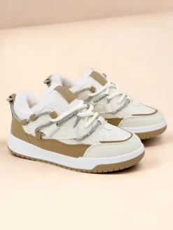 Sneakersy|Ocieplane^Royalfashion Sneakersy damskie z ociepleniem Esioo beżowy