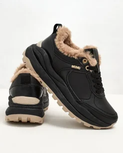 Ocieplane|Sneakersy^Royalfashion Sneakersy damskie z ociepleniem Zoru czarny