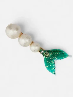 Akcesoria Do Włosów^Royalfashion Spinka do włosów z perełkami Sirena Aurea zielony