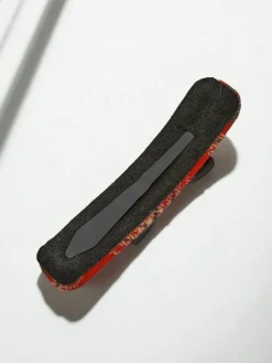 Akcesoria Do Włosów^Royalfashion Spinka do włosów w kratkę z kokardką czerwony