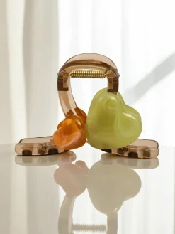 Akcesoria Do Włosów^Royalfashion Spinka do włosów z sercem zielony