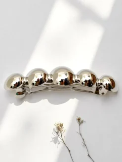 Akcesoria Do Włosów^Royalfashion Spinka do włosów klamerka Beaded Claw srebrny