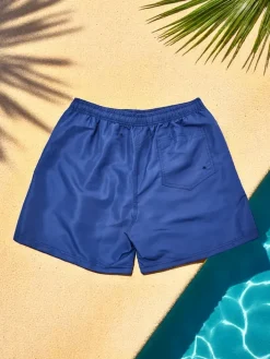 Spodnie^Royalfashion Sportowe męskie krótkie spodenki z ochronną siateczką Granatowy