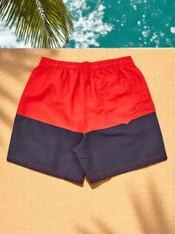 Spodnie^Royalfashion Sportowe męskie krótkie spodenki z ochronną siateczką czerwony