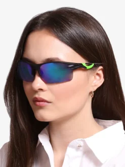 Okulary Przeciwsłoneczne^Royalfashion Sportowe okulary przeciwsłoneczne Granatowy