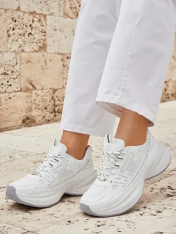 Ugc|Sneakersy^Royalfashion Sportowe sneakersy damskie na grubszej podeszwie Roality biały