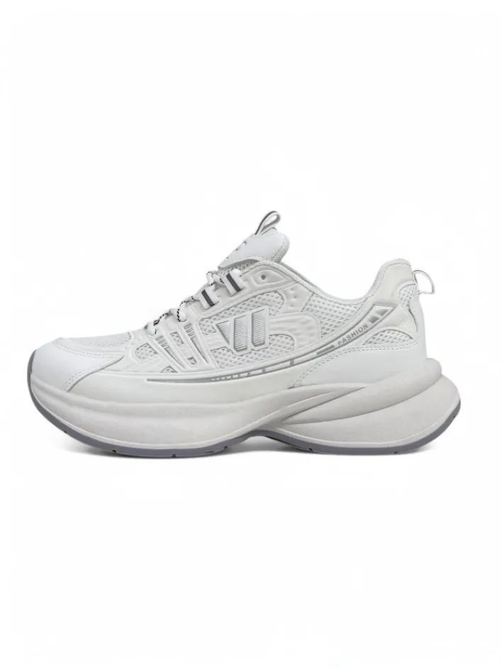 Ugc|Sneakersy^Royalfashion Sportowe sneakersy damskie na grubszej podeszwie Roality biały