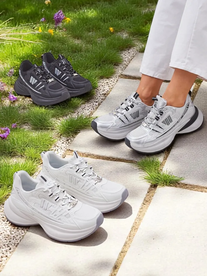 Ugc|Sneakersy^Royalfashion Sportowe sneakersy damskie na grubszej podeszwie Roality biały