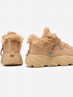 Śniegowce|Ocieplane^Royalfashion Sportowe sneakersy damskie z futerkiem Nonuas