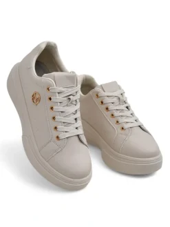 Ugc|Sneakersy^Royalfashion Sportowe sneakersy damskie Clevermood beżowy