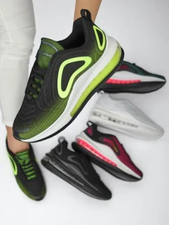 Sneakersy^Royalfashion Sportowe sneakersy damskie Active Blend zielony